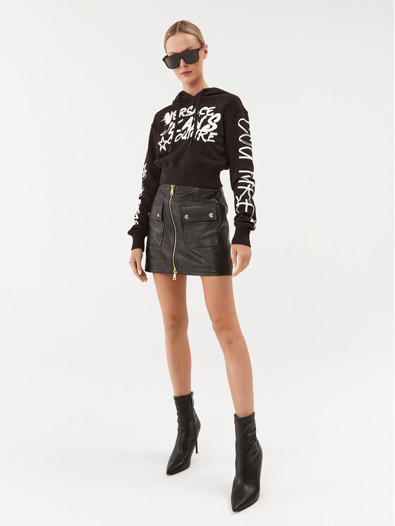 Versace Jeans Couture Versace Jeans Couture Sweatshirt 75HAIT16 Schwarz Regular Fit