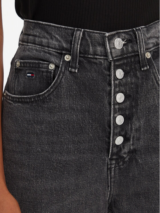 Tommy Jeans Tommy Jeans Traperice DW0DW21373 Siva Mom Fit