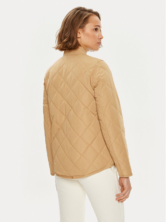 Tommy Hilfiger Tommy Hilfiger Bunda pro přechodné období WW0WW42376 Béžová Regular Fit