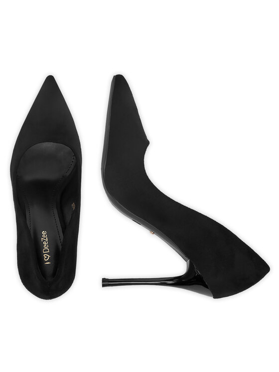 DeeZee DeeZee Pantofi cu toc subțire GA0-07B Negru