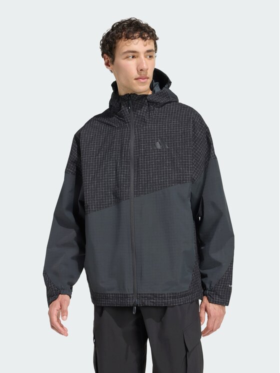 adidas adidas Kurtka outdoor 162933 Czarny Loose Fit