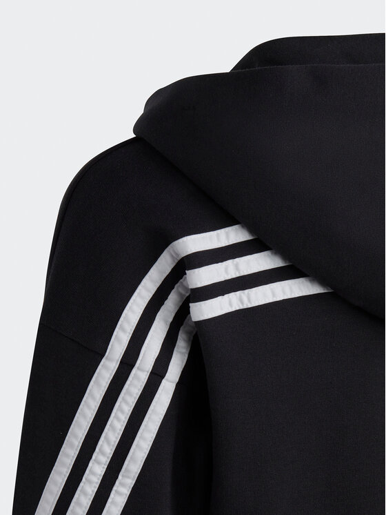 adidas adidas Bluza Future Icons 3-Stripes IC0118 Czarny Loose Fit