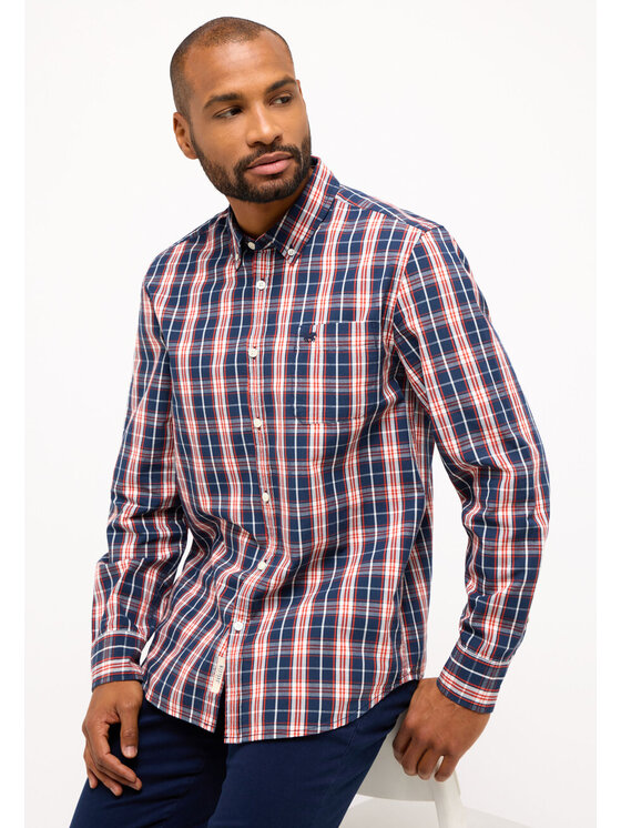 Mustang Mustang Camicia CHESTER Blu Regular Fit