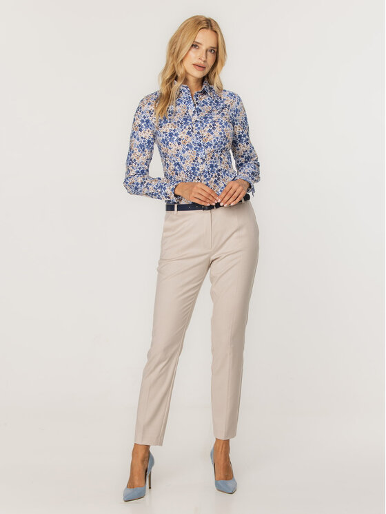 Willsoor Willsoor Koszula 61337 Niebieski Regular Fit