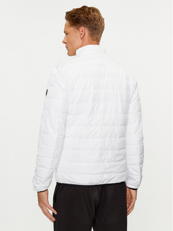 EA7 Emporio Armani EA7 Emporio Armani Vatovaná bunda 8NPB13 PNE1Z 1100 Bílá Regular Fit