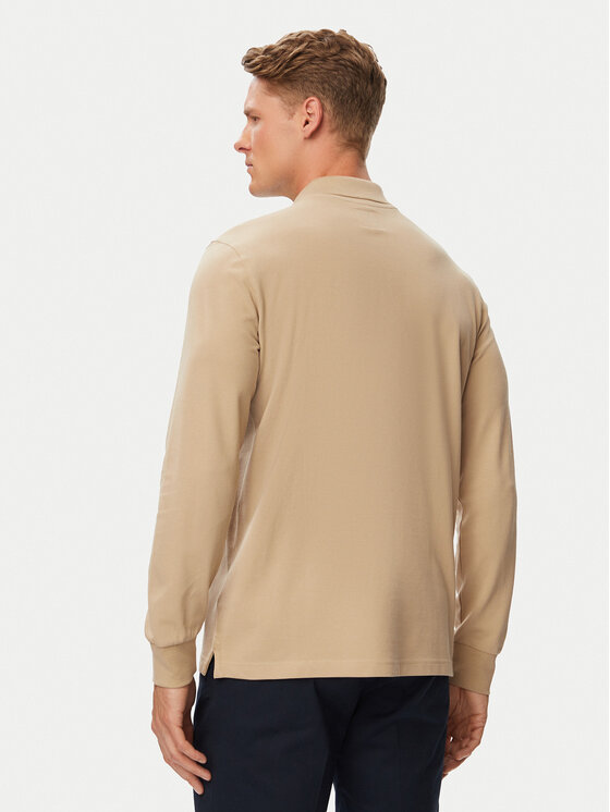 Beverly Hills Polo Club Beverly Hills Polo Club Polo P-SS26M-P424125 Beżowy Regular Fit
