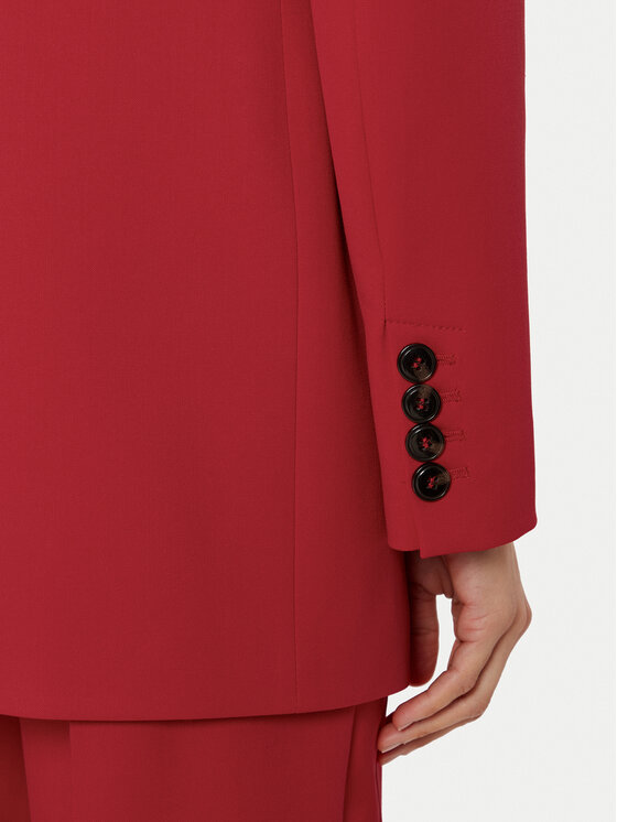 MAX&Co. MAX&Co. Marynarka 2516041011200 Czerwony Regular Fit