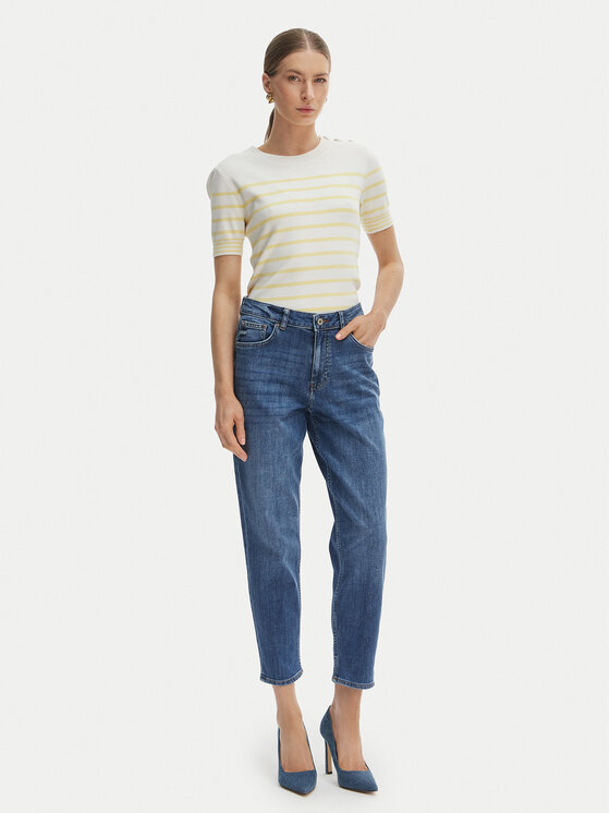 Fracomina Fracomina Džinsai FP26SVD005D45093 Mėlyna Mom Fit