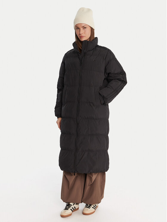 adidas adidas Zimska jakna adicolor JX2957 Crna Loose Fit