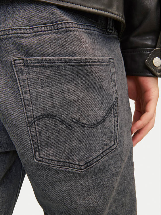 Jack & Jones Jack & Jones Jeansy Clark 12258108 Szary Regular Fit
