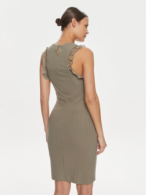 Guess Guess Koktel haljina Olga W4GK30 KC7H2 Zelena Bodycon Fit
