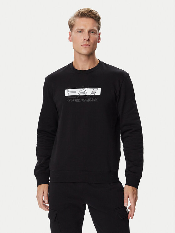 EA7 Emporio Armani EA7 Emporio Armani Bluza 7M002425 AF10377 MC001 Czarny Regular Fit