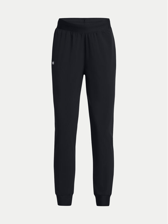 Under Armour Under Armour Pantaloni trening Armoursport High Rise Wvn Pnt 1382727-001 Negru Loose Fit