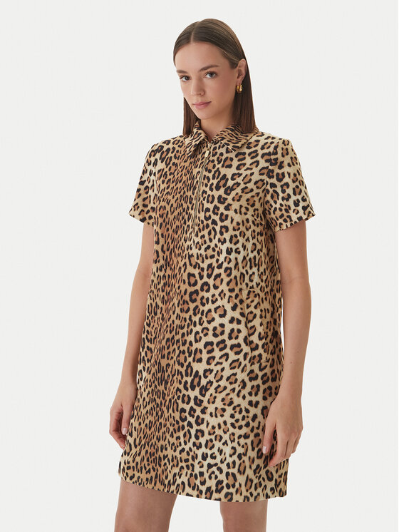 LOLA CASADEMUNT LOLA CASADEMUNT Ikdienas kleita LS2616134 Brūns Loose Fit