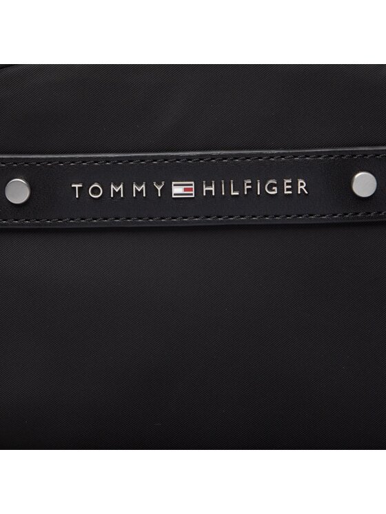 Tommy Hilfiger Tommy Hilfiger Maža rankinė Th Central Repreve Mini Reporter AM0AM11303 Juoda