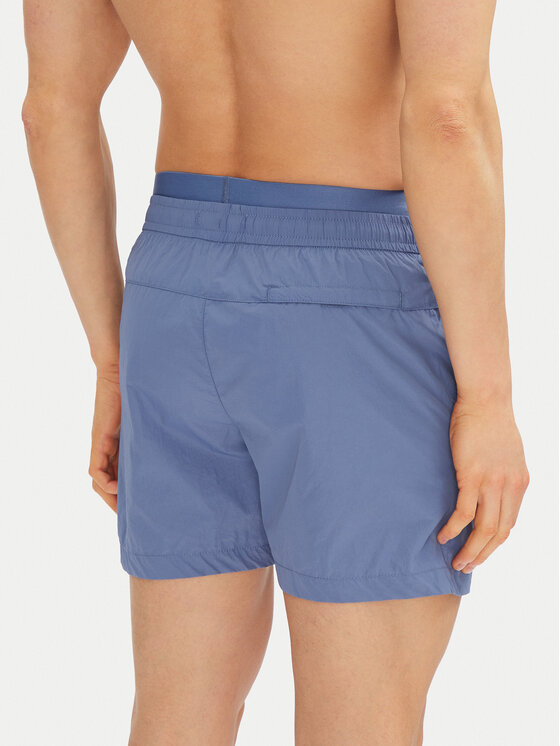 Calvin Klein Swimwear Calvin Klein Swimwear Pantaloni scurți pentru înot KM0KM01104 Albastru Regular Fit