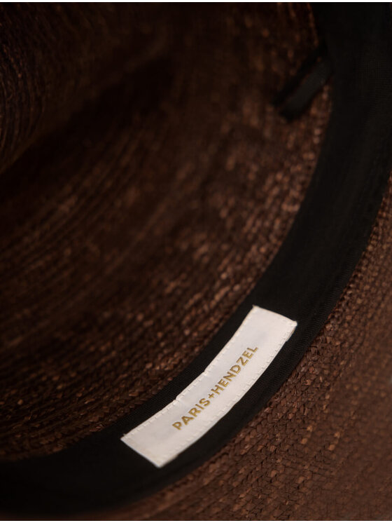 Paris+Hendzel Paris+Hendzel Kapelusz Dark Chocolate Cowboy Hat Small Brim Brązowy