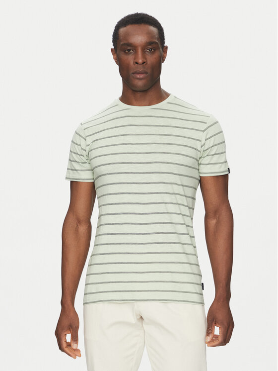 INDICODE INDICODE Tricou Inrima 41-168 Verde Regular Fit