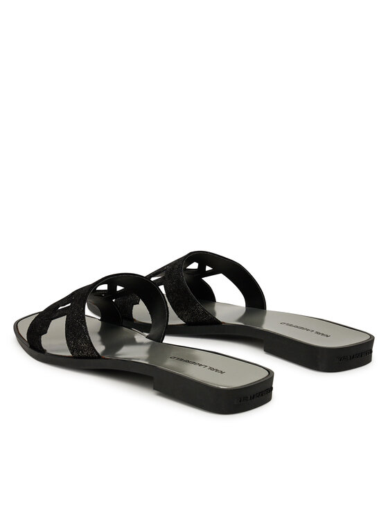 KARL LAGERFELD KARL LAGERFELD Παντόφλες Skoot II KL80402 Μαύρο