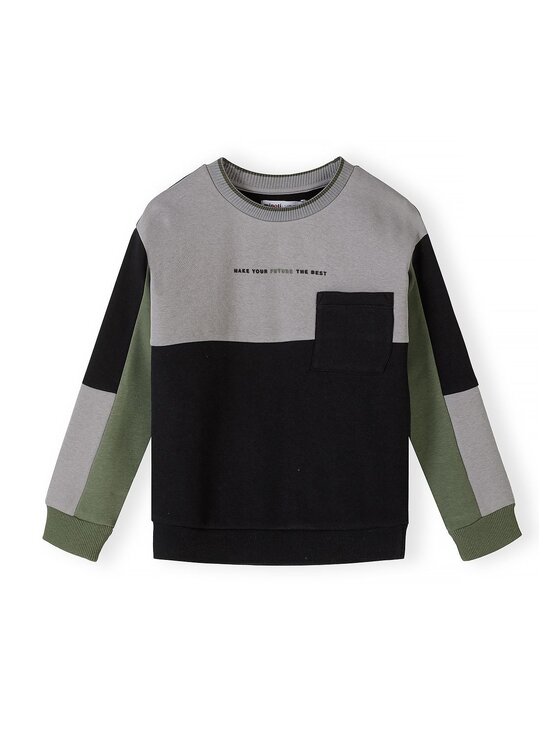 minoti minoti Komplet dresowy 33FLEECE262 Czarny Regular Fit