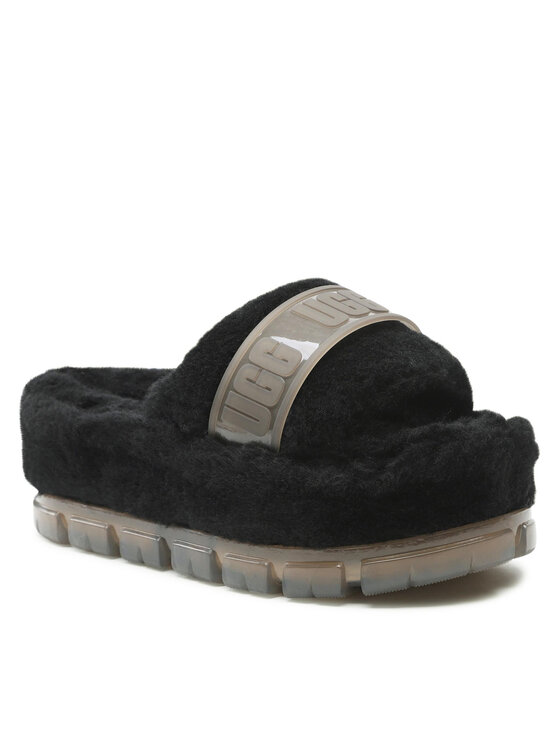 Ugg Bačkory W Fluffita Clear 1131971 Černá | Modivo.cz