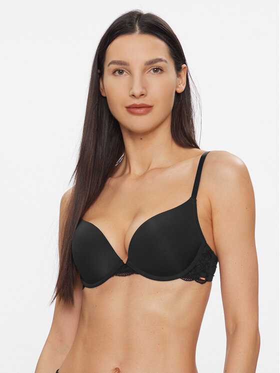 Dorina Podprsenka Push-up Rosa D001681MI033 Čierna