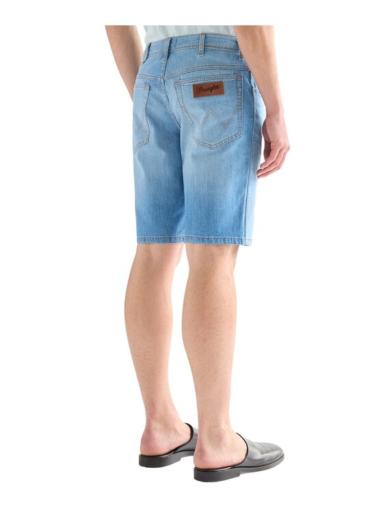 Wrangler Wrangler Szorty jeansowe 112378706 Niebieski Regular Fit