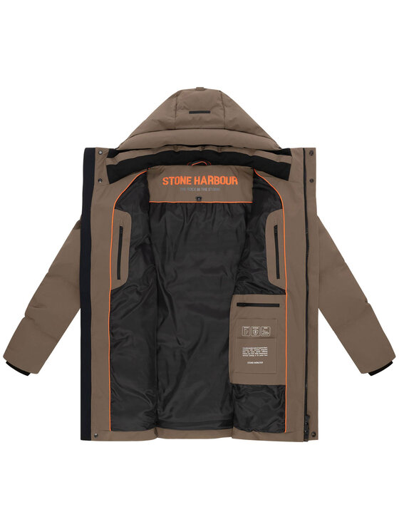 Stone Harbour Stone Harbour Kurtka zimowa Darianoo Brązowy Regular Fit