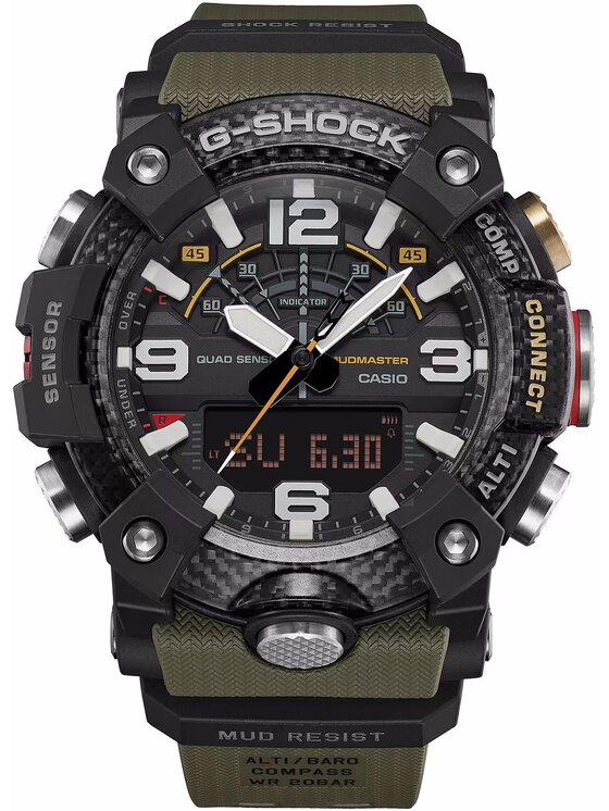 Casio Casio Zegarek GG-B100X-1A3ER Zielony