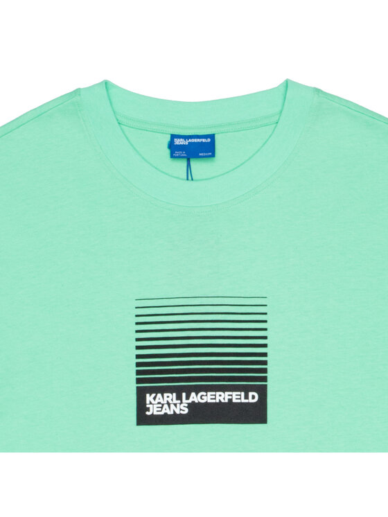 KARL LAGERFELD KARL LAGERFELD T-shirt a2m17041100_v Verde Regular Fit