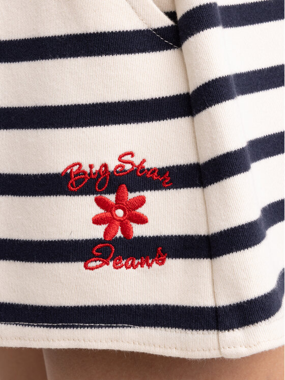 BIG STAR BIG STAR Szorty materiałowe MARUNASH Granatowy Basic Fit