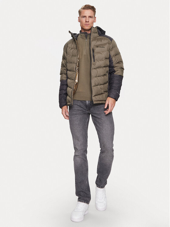 Columbia Columbia Μπουφάν μεταβατικό Labyrinth Loop™ Hooded Jacket Πράσινο Regular Fit