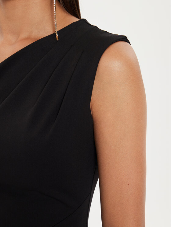 Rinascimento Rinascimento Rochie cocktail CFC0119761003 Negru Slim Fit