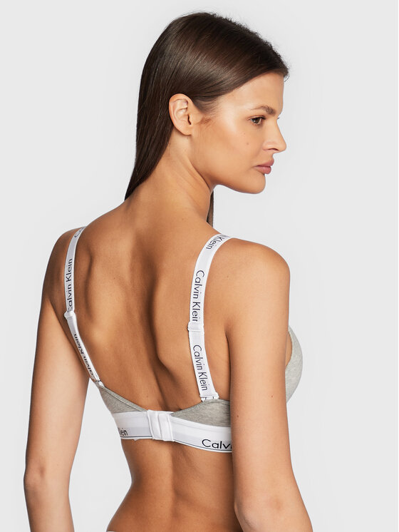 Calvin Klein Underwear Calvin Klein Underwear Сутиен без банели 000QF7059E Сив