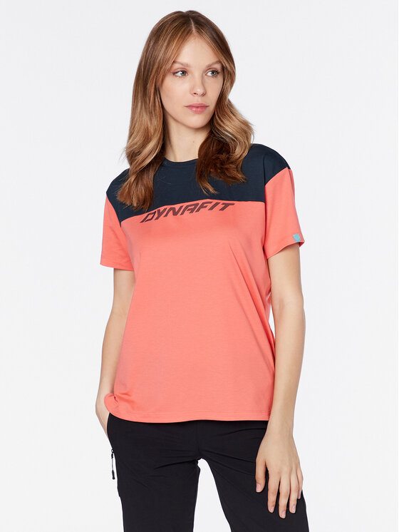 Dynafit Dynafit Тениска от техническо трико Drirelease 08-0000071690 Коралов Relaxed Fit