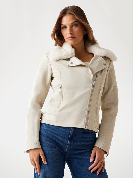 Guess Guess Prijelazna jakna 178811 Bež Classic Fit