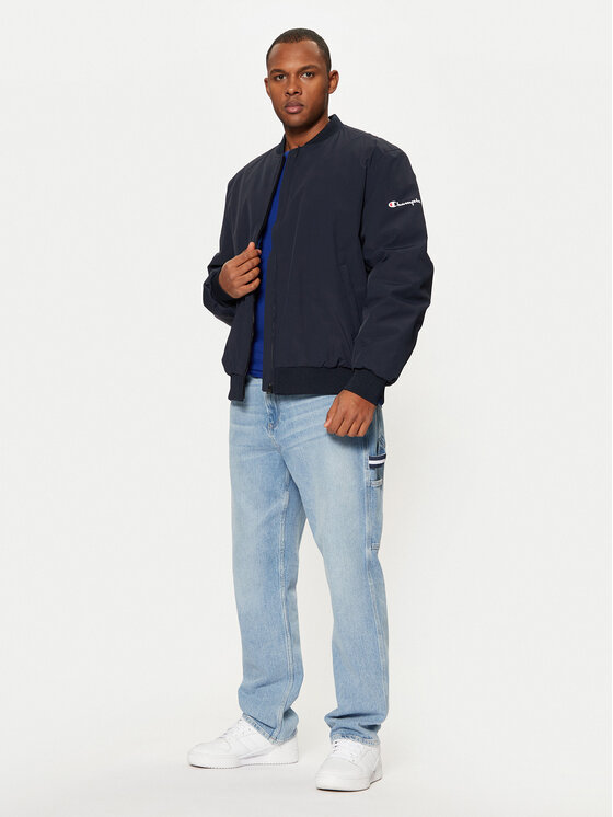 Champion Champion Μπόμπερ μπουφάν 220344 Σκούρο μπλε Regular Fit