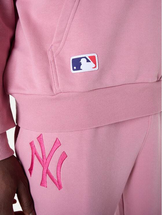 New Era New Era Μπλούζα New York Yankees MLB League 60596174 Ροζ Regular Fit