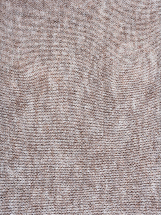 Ombre Ombre Sweter OW-SW-E0063 Beżowy Relaxed Fit