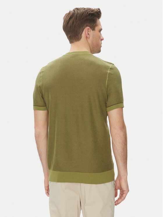 BOSS BOSS Футболка Jianfranco 50537642 Зелений Regular Fit