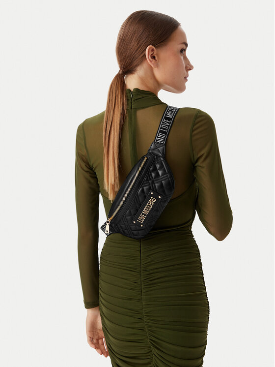 LOVE MOSCHINO Torbica oko struka﻿ JC4003PP1PLA0000 Crna