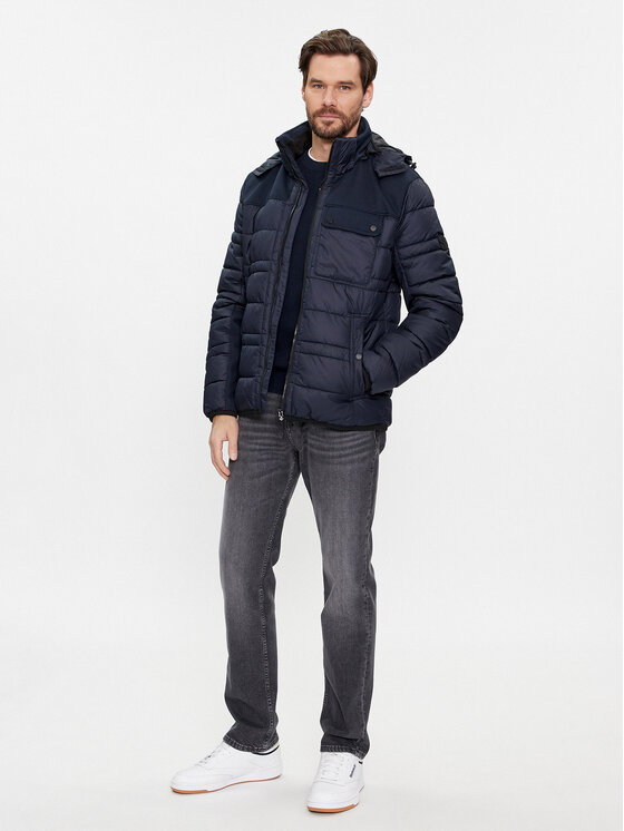 s.Oliver s.Oliver Zimska jakna 2131728 Mornarsko modra Regular Fit