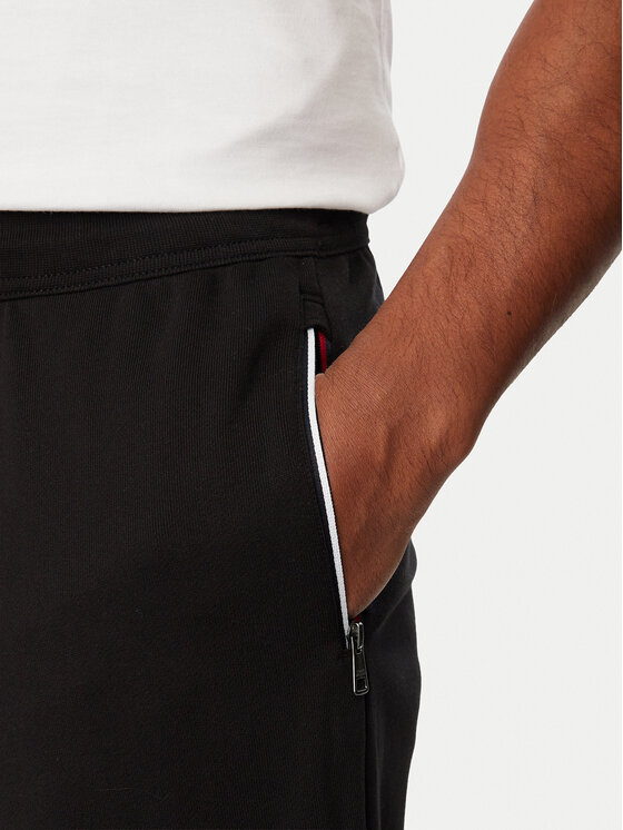 Tommy Hilfiger Tommy Hilfiger Jogginghose MW0MW44991 Schwarz Regular Fit