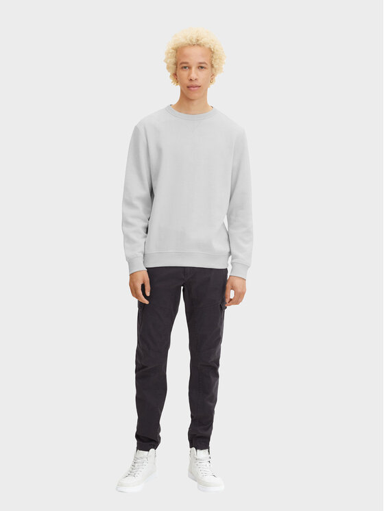 Tom Tailor Denim Pantaloni di tessuto 1032860 Grigio Slim Fit, taglia : L