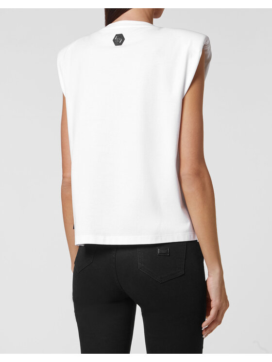 PHILIPP PLEIN PHILIPP PLEIN T-Shirt 2569 Bílá Regular Fit