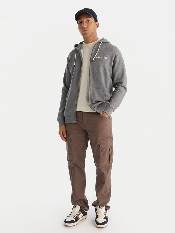 DC Shoes DC Shoes Bluza Baseline ADYFT03389 Szary Regular Fit