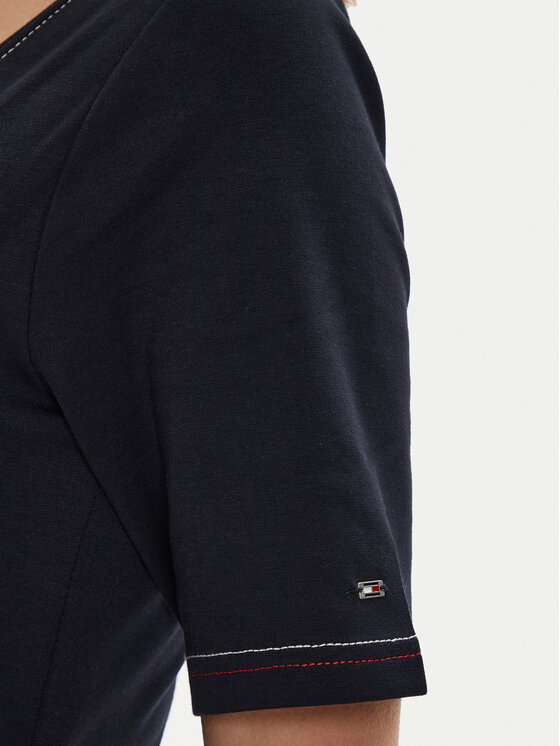 Tommy Hilfiger Tommy Hilfiger Vsakodnevna obleka WW0WW42431 Mornarsko modra Regular Fit