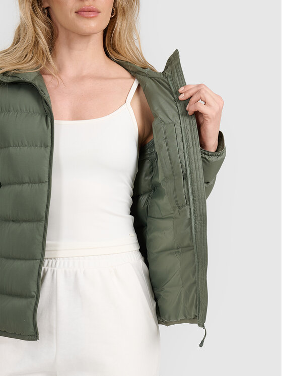 4F 4F Kurtka puchowa NATURAL (DOWN) WARMTH Khaki Regular Fit