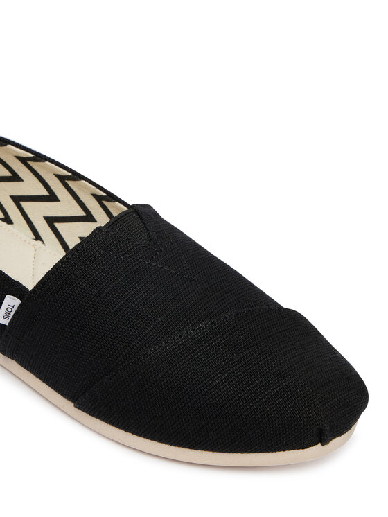 Toms Toms Туфлі Alpargata Classic 10020783 Чорний