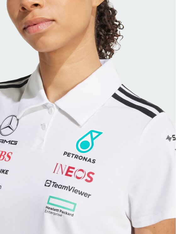 adidas adidas Polo 147993 Biały Regular Fit